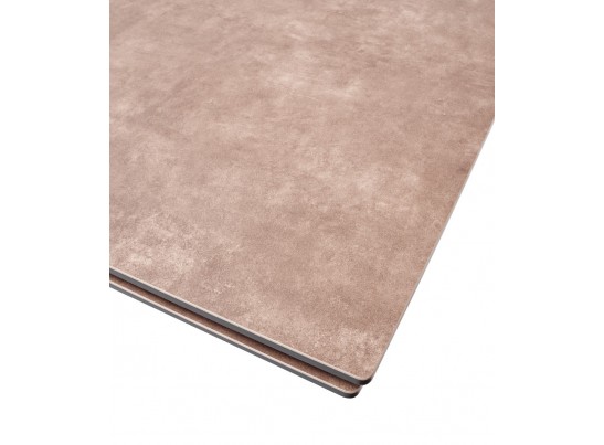 Стол ALEZIO 160 HYDRA MOKA TL-52 матовая испанская керамика/ черный каркас в Ростове-на-Дону