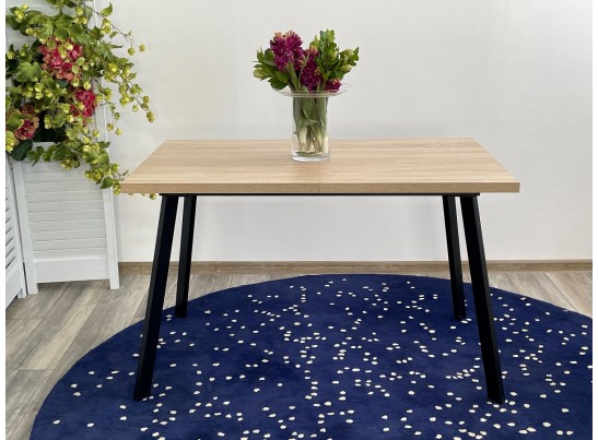 Стол ФИН 120 Дуб Бардолино/ черный каркас в Ростове-на-Дону