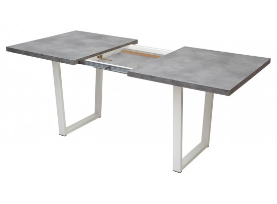 Стол ЛОФТ Бетон Портленд/ Белый 138 в Ростове-на-Дону