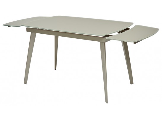 Стол ELIOT 120 GREY9 матовое стекло цвет шампань/ GREY9 каркас в Ростове-на-Дону