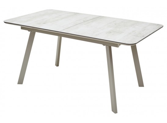 Стол ARUBA 160 BEIGE/ CAPPUCINO глазурованное стекло в Ростове-на-Дону