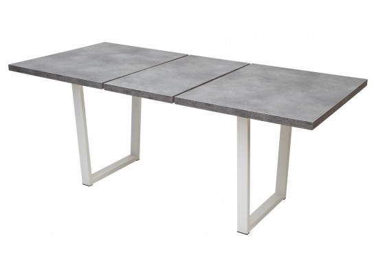 Стол ЛОФТ Бетон Портленд/ Белый 138 в Ростове-на-Дону