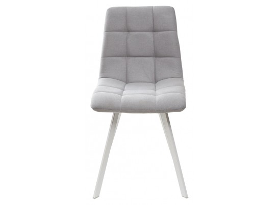 Стул CHILLI SQUARE UF860-02B серо-голубой, ткань/ белый каркас в Ростове-на-Дону