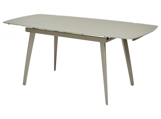 Стол ELIOT 120 GREY9 матовое стекло цвет шампань/ GREY9 каркас в Ростове-на-Дону