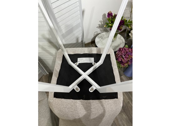 Стул ELVIS WZ2042-02 светло-бежевый фактурный велюр / черный каркас в Ростове-на-Дону