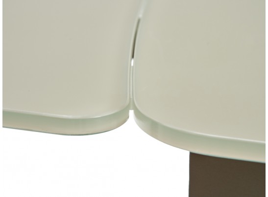 Стол ELIOT 120 GREY9 матовое стекло цвет шампань/ GREY9 каркас в Ростове-на-Дону