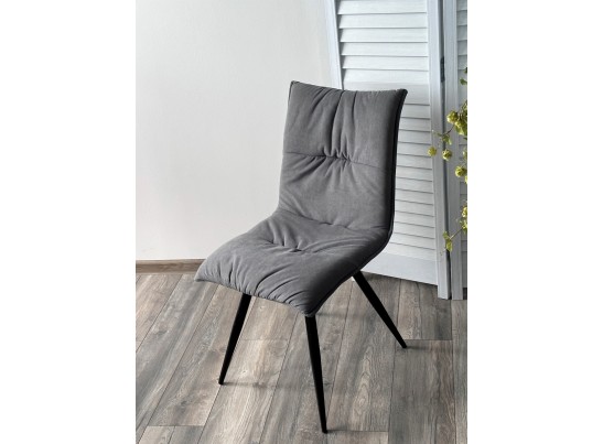 Стул CIRA VT7002-29 Серый, без "пальчиковый" велюр/ черный каркас в Ростове-на-Дону