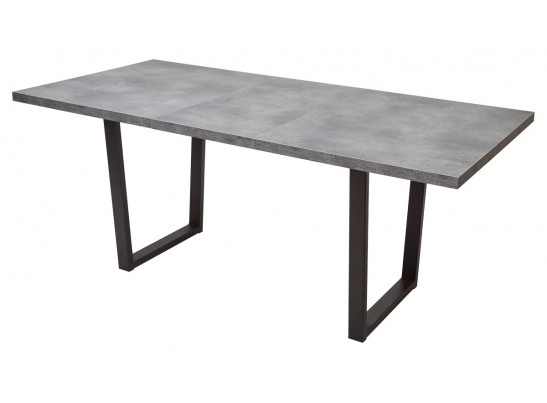 Стол ЛОФТ 138 Бетон Портленд/ Черный в Ростове-на-Дону