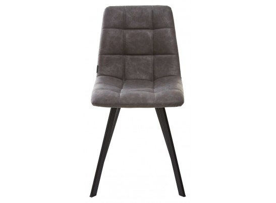 Стул CHILLI SQUARE RU-07 серая сталь, PU / черный каркас в Ростове-на-Дону