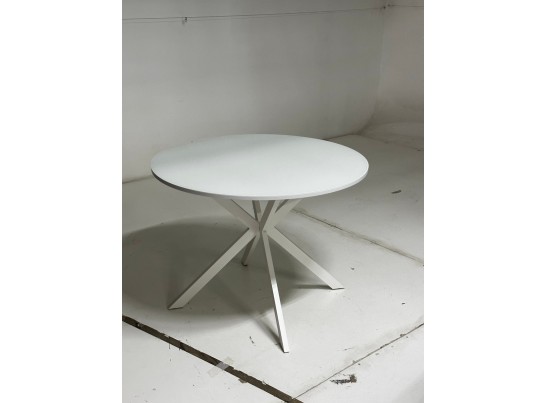 Стол ВЕГА D110 раскладной Белый, стекло/ белый каркас в Ростове-на-Дону