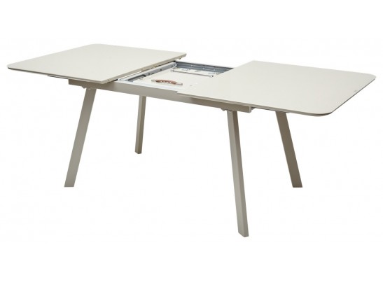 Стол ARUBA 160 CAPPUCСINO/CAPPUCСINO глянцевое стекло в Ростове-на-Дону