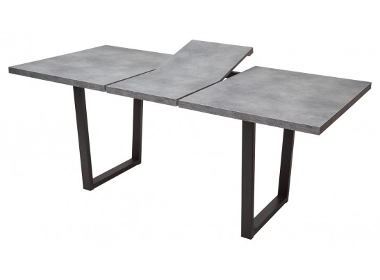 Стол ЛОФТ 138 Бетон Портленд/ Черный в Ростове-на-Дону