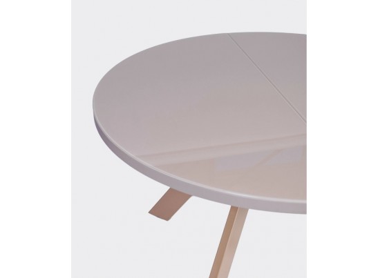 Стол МОНТЕН 120 Капучино, стекло / Капучино, в Ростове-на-Дону