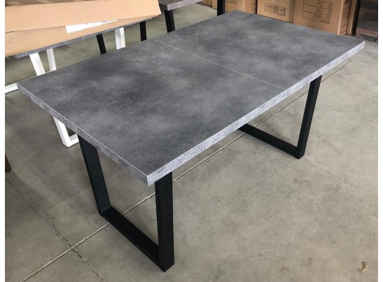 Стол ЛОФТ 138 Бетон Портленд/ Черный в Ростове-на-Дону