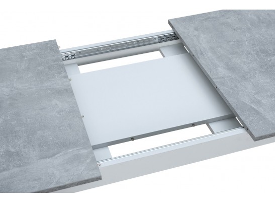 Стол EDWIN Бетон-Белый/ Бетон в Ростове-на-Дону