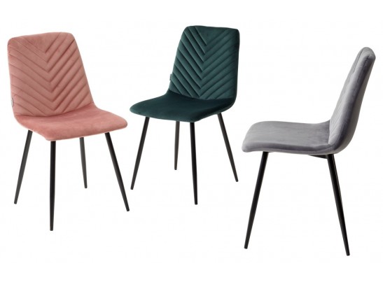 Стул DUKE BLUVEL-78 GREEN, велюр / черный каркас в Ростове-на-Дону