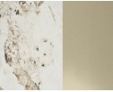 Стол ALATRI 120 GLOSS LUXURY PANDORA SOLID CERAMIC / шампань, ®DISAUR в Ростове-на-Дону