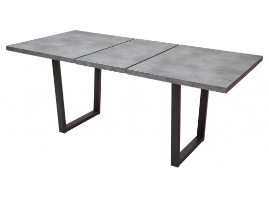 Стол ЛОФТ 138 Бетон Портленд/ Черный в Ростове-на-Дону