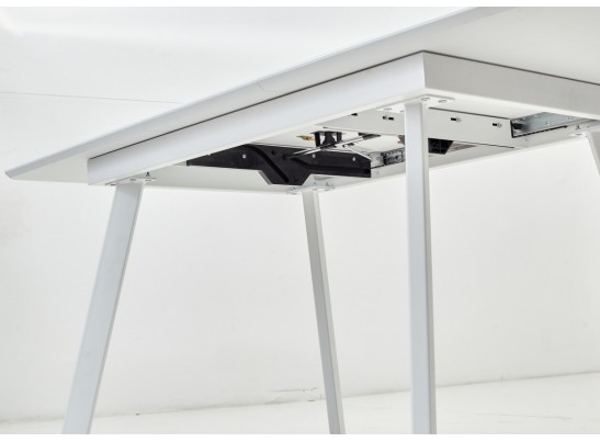 Стол АРУБА 140 Белый, стекло / белый каркас в Ростове-на-Дону