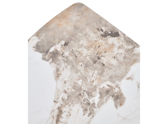 Стол ALATRI 120 GLOSS LUXURY PANDORA SOLID CERAMIC / шампань, ®DISAUR в Ростове-на-Дону