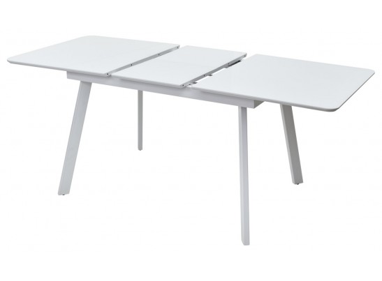 Стол АРУБА 140 Белый, стекло / белый каркас в Ростове-на-Дону