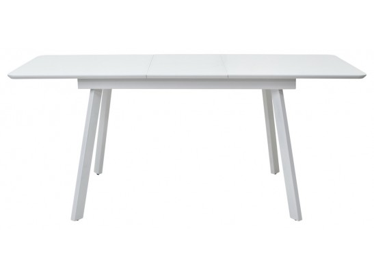 Стол АРУБА 140 Белый, стекло / белый каркас в Ростове-на-Дону