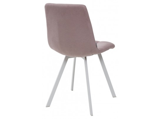 Стул CHILLI SQUARE UF860-04B сиреневый, ткань/ белый каркас в Ростове-на-Дону