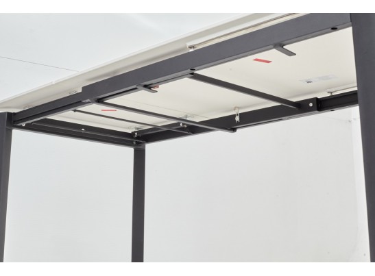 Стол CORNER 120 MATT WHITE MARBLE SOLID CERAMIC / BLACK, ®DISAUR в Ростове-на-Дону Стол CORNER 120 MATT WHITE MARBLE SOLID CERAMIC / BLACK, ®DISAUR в Ростове-на-Дону
