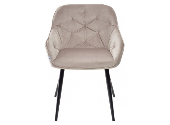 Стул BREEZE G108-10 светлый кварц/ черный каркас, велюр в Ростове-на-Дону