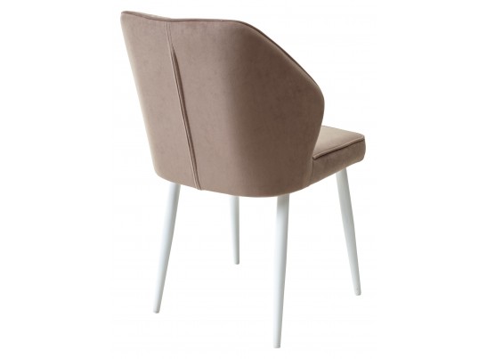 Стул VENA, цвет B5 Капучино, велюр/ Белый каркас в Ростове-на-Дону