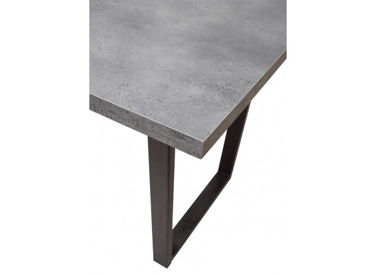Стол ЛОФТ 138 Бетон Портленд/ Черный в Ростове-на-Дону