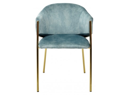 Стул DILL PK6015-16 (VBP216) античный зеленый, велюр/ золотой каркас, в Ростове-на-Дону