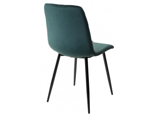 Стул DUKE BLUVEL-78 GREEN, велюр / черный каркас в Ростове-на-Дону