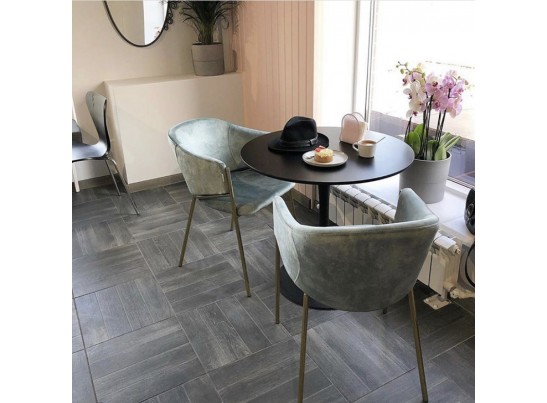 Стул DILL PK6015-16 (VBP216) античный зеленый, велюр/ золотой каркас, в Ростове-на-Дону