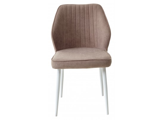 Стул VENA, цвет B5 Капучино, велюр/ Белый каркас в Ростове-на-Дону