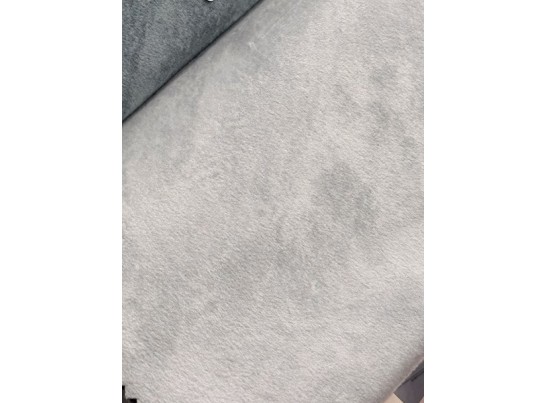 Стул ТУРИН FIESTA Светло-серый , велюр "антипальчиковый"/ белый каркас в Ростове-на-Дону