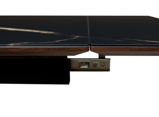 Стол Купер 160 ОБСИДИАН САТИНАТ, стекло / ЧЕРНЫЙ в Ростове-на-Дону