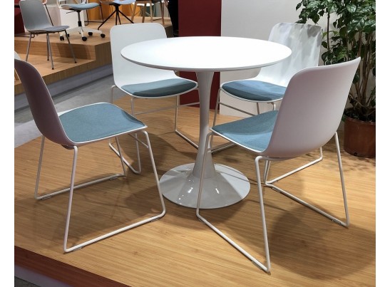 Стол COLUMN T631 WHITE D80 в Ростове-на-Дону