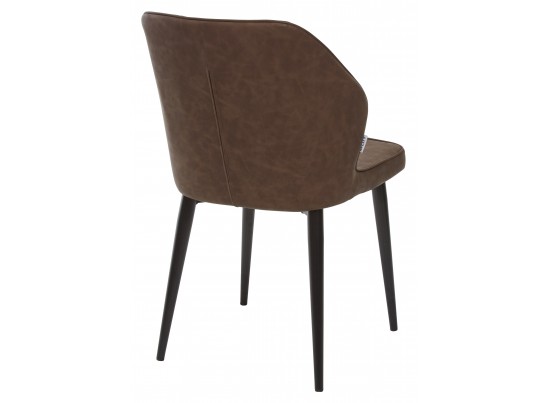 Стул SEATTLE RU-05 шоколадный, экокожа / черный каркас в Ростове-на-Дону