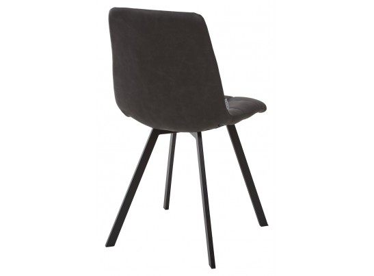 Стул CHILLI SQUARE RU-08 антрацит, PU / черный каркас в Ростове-на-Дону