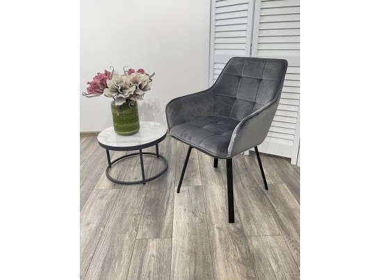 Стул MAVERICK 360 град. поворот. BLUVEL-14 GREY/ черный каркас, в Ростове-на-Дону