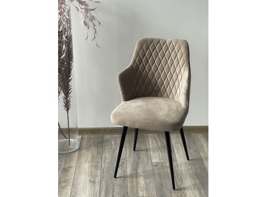 Стул HERMAN 360 град. ЛАТТЕ #25, велюр / черный каркас в Ростове-на-Дону