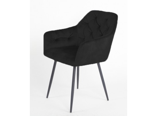 Стул PERU BLUVEL-19 BLACK, велюр M-City в Ростове-на-Дону