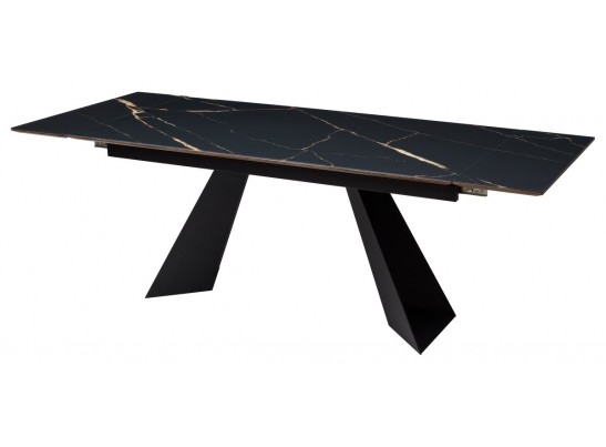 Стол Купер 160 ОБСИДИАН САТИНАТ, стекло / ЧЕРНЫЙ в Ростове-на-Дону