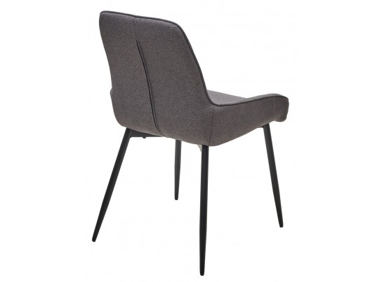 Стул CARACAS Barrel-97 Антрацит, ткань / черный каркас Товарный знак DISAUR в Ростове-на-Дону