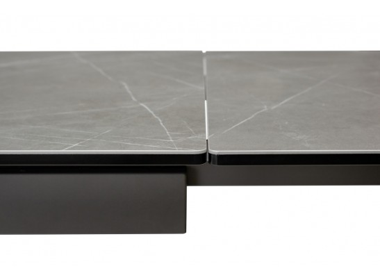 Стол ALTO 160 KL-136 Серый мрамор матовый, итальянская керамика/ GREY1 каркас в Ростове-на-Дону
