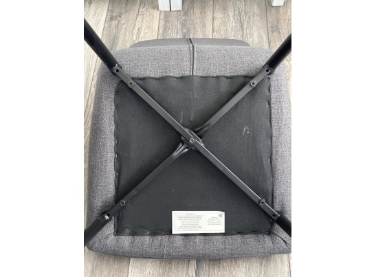 Стул CARACAS Barrel-97 Антрацит, ткань / черный каркас Товарный знак DISAUR в Ростове-на-Дону