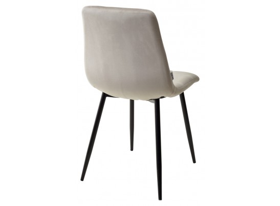 Стул CHILLI G062-37 серый шелк, велюр / черный каркас в Ростове-на-Дону