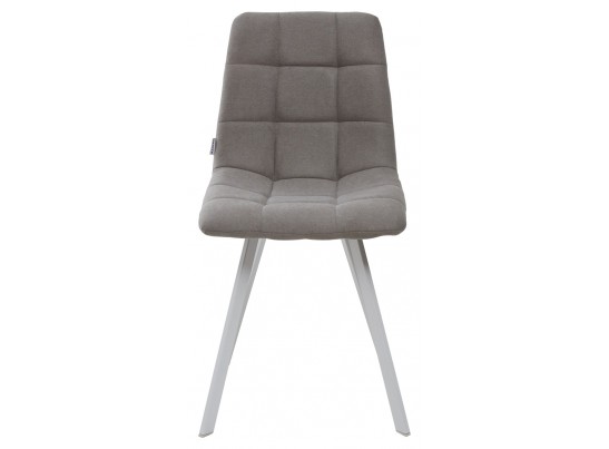 Стул CHILLI SQUARE UF860-08B серый, ткань / белый каркас в Ростове-на-Дону