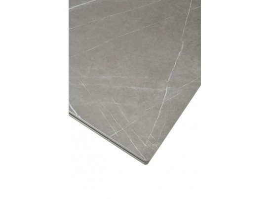 Стол ALTO 160 KL-136 Серый мрамор матовый, итальянская керамика/ GREY1 каркас в Ростове-на-Дону